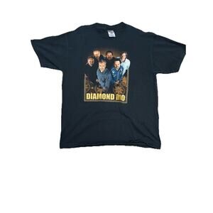Vintage Y2K Diamond Rio Band T Shirt Size L